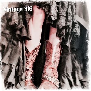 Mixed Media High low with Lace and Crochet